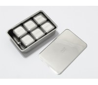 Williams Sonoma Onyx Stainless-Steel Ice Cube Tray