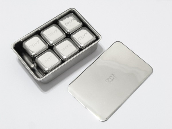 Onyx Ice Cube Tray: Stainless Steel