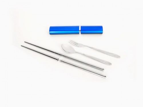 Blue Cutlery Set