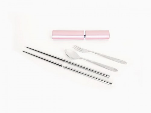 Pink Cutlery Set